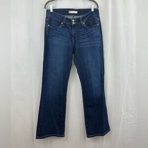Levi's 529 Curvy Bootcut Medium Wash Mid Rise Denim Jeans Women's Size 31